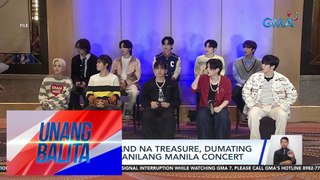 K-pop boy band na Treasure, dumating na para sa kanilang Manila concert | UB