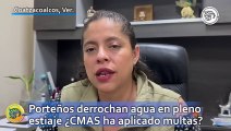 Porteños derrochan agua en pleno estiaje ¿CMAS ha aplicado multas?