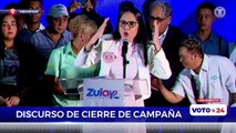 Discurso de cierre de campaña de Zulay Rodríguez, candidata presidencial por libre postulación