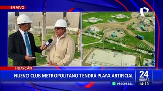Nuevo club metropolitano en Huaycán: anuncian construcción de segunda playa artificial