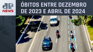 Prefeitura de São Paulo investiga mortes de motociclistas após implementação da Faixa Azul