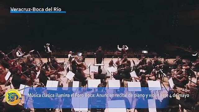 Música clásica ilumina el Foro Boca: Anuncian recital de piano y violín este 4 de mayo