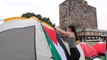 Instalan en la UNAM campamento de apoyo a Palestina
