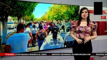 Policías de Campeche se manifiestan por no recibir sus pagos