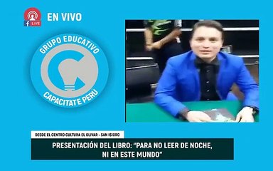 Presentación del libro "Para no leer de noche ni en este mundo" con la participación del Dr. José Antonio Samamé Saavedra