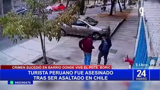 Peruano asesinado en Santiago de Chile: sucedió cerca de la residencia del presidente Gabriel Boric