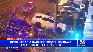 Tomate Barraza tras accidente vehicular en Pueblo Libre: 