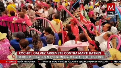 "Hay más gasolina en la Benito Juárez que en Dos Bocas": Xóchitl Gálvez