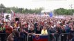 A szlovák közmédia átalakítása ellen tüntettek Pozsonyban