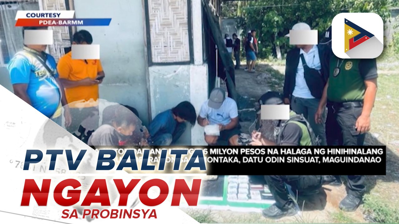 Mahigit 6M pesos na halaga ng shabu narekober sa buy bust operation sa Datu Odin Sinsuat, Maguindanao Del Norte