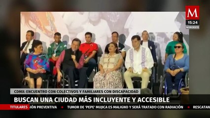 Clara Brugada se reúne con colectivos y familiares de personas con discapacidad