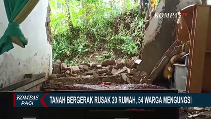 Kerusakan Rumah dan Jalan di Purwakarta dan Ciamis Akibat Tanah Bergerak