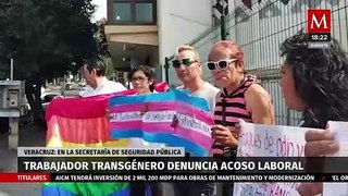 Denuncian a la SSP de Veracruz por acoso laboral y discriminación a trabajador transgénero