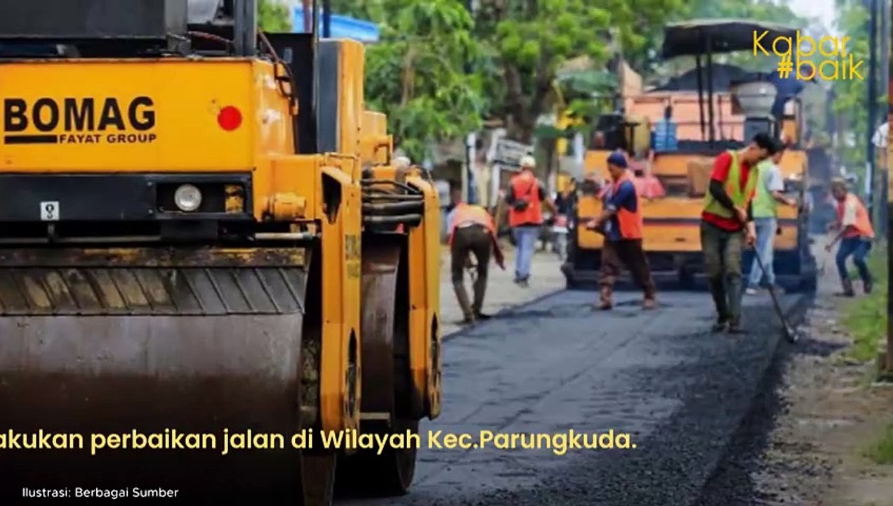 JALAN KOMPA-CIPANGGULAAN, KECAMATAN PARUNGKUDA DIPERBAIKI, AKSES MOBILITAS MASYARAKAT MAKIN LANCAR
