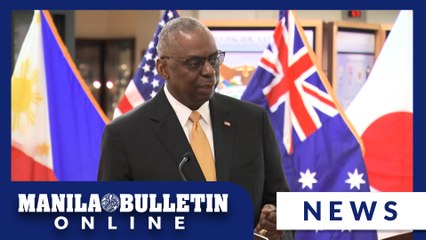 US Defense Chief: China's attacks vs Philippine vessels is 'irresponsible'