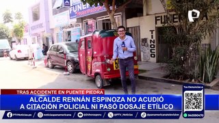 Alcalde de Puente Piedra habría escapado de ambulancia para evitar dosaje etílico tras volcar su camioneta