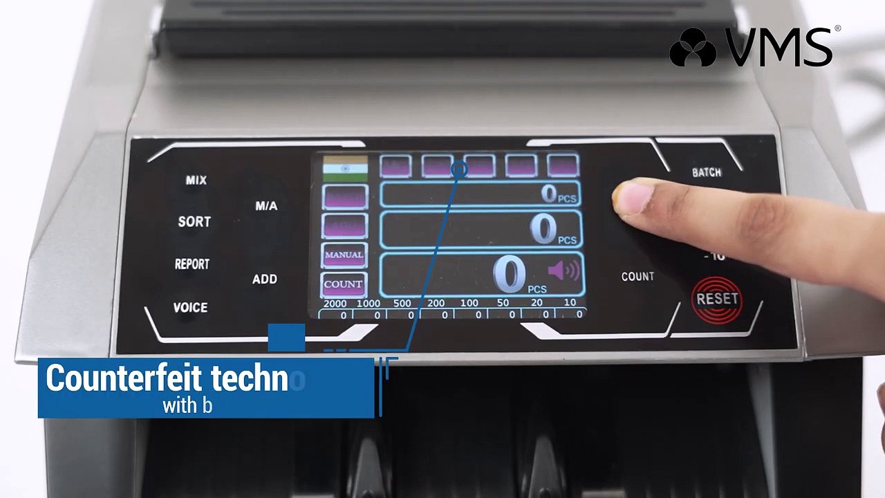 Efficiency Unleashed: Introducing the Mix Value Counter VCM03 | Currency Counting Machine