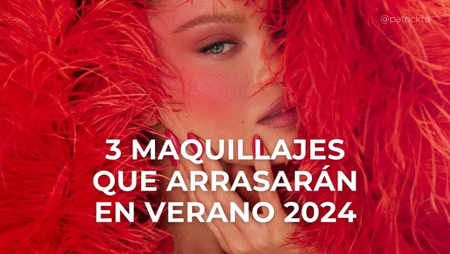 3 maquillajes que arrasarán en verano 2024