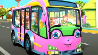 Wheels On The Bus, Preschool Rhyme & School Bus Song for Babies