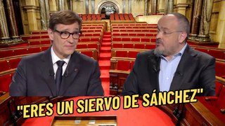Alejandro Fernández (PP) trolea a Salvador Illa (PSOE): 