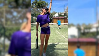 Amelia Bono sorprende a sus seguidores con su look más deportivo en un partido de tenis