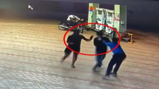 पेट्रोल पंप को लूटने की घटना; CCTV कैमरे में हुई कैद, देखें वीडियो