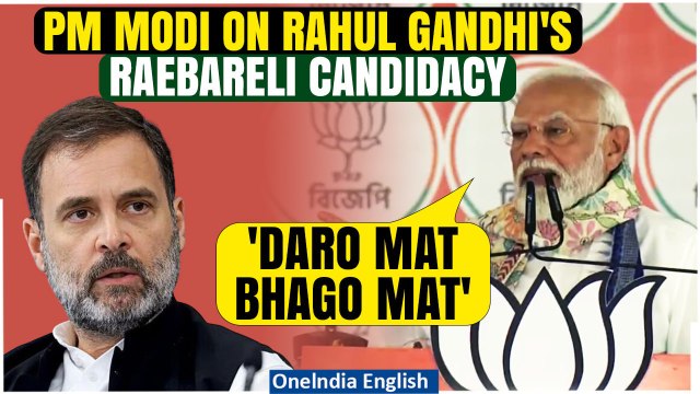 PM Modi Takes Jibe at Rahul Gandhi's Candidature & Priyanka Gandhi's Absence | Oneindia News