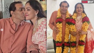Dharmendra-Hema Malini ने Celebrate की 44th Wedding Anniversary, दोबारा शादी के photos हुए Viral!