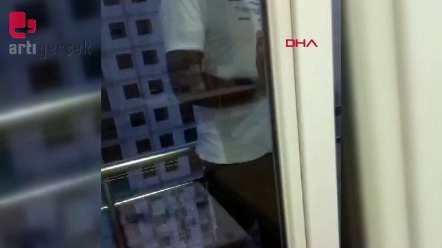 Polisten kaçmak için balkondan balkona atladı