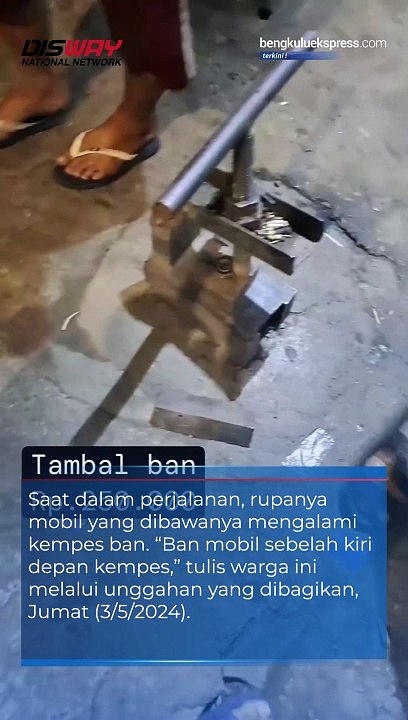 Viral, Tambal Ban Rp 250 Ribu