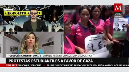 Apoyo estudiantil a Palestina crece mundialmente | Geopolíticamente