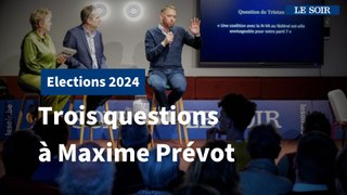 Elections 2024: trois questions à Maxime Prévot