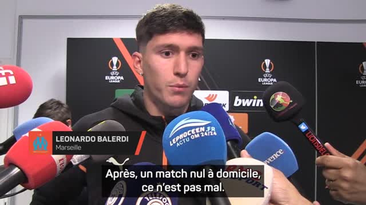 Marseille - Balerdi confiant “à 100%” pour le match retour
