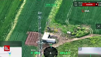Mardin'de drone ile tespit edilen kaçak trafolar
