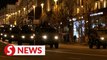 Armoured vehicles, missile launchers drive through central Moscow at Victory day parade rehearsal