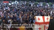 Georgia, nuove proteste a Tbilisi: migliaia in piazza per manifestare contro la legge sugli «agenti stranieri»
