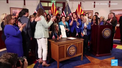 Arizona governor signs bill repealing 1864 abortion ban