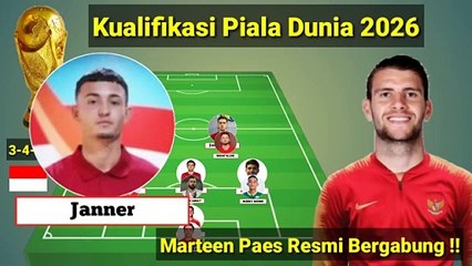 Maarten Paes Resmi Bergabung !! Kedalaman Skuad Indonesia Kualifikasi PD 2026 ~ Terbaru 2 Mei 2024