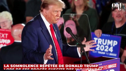 Donald Trump dort en plein procès : un psychologue affirme que c'est un signe de démence