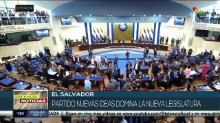 En El Salvador el partido Nuevas Ideas domina la nueva legislatura
