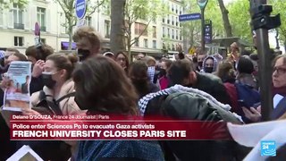Police enter top Paris university to clear pro-Gaza sit-in
