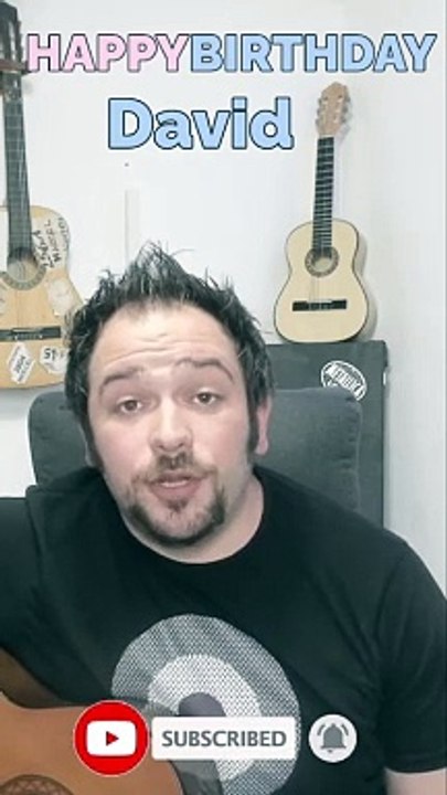 Happy Birthday, David! Geburtstagsgrüße an David