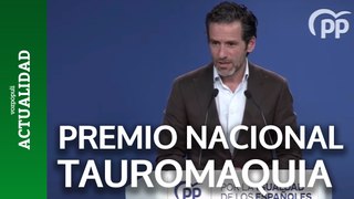 Borja Sémper anuncia que cuando el PP gobierne volverá el Premio Nacional de Tauromaquia