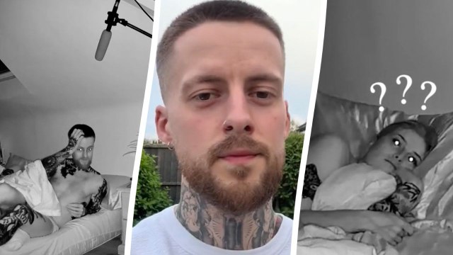 Mann filmt sich selbst beim Schlafwandeln – Ereignis, bei dem er sich selbst beim Schlafwandeln bei einem Streit festhält