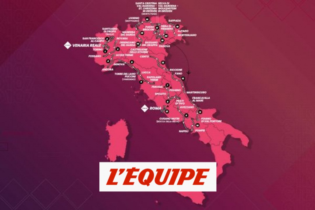 Le Parcours 2024 - Cyclisme sur route - Giro