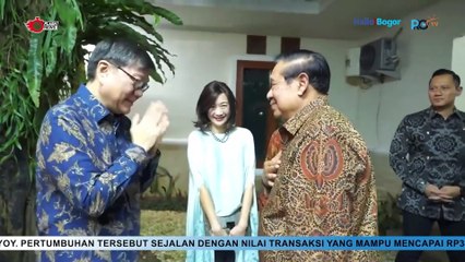 Agus Harimurti Yudhoyono dan SBY Menerima Kunjungan Menlu Singapura dan Rombongan