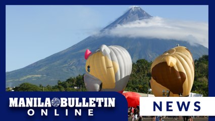 Bicol Loco Hotair Balloon at the Old Legazpi Airport in Albay, Bicol