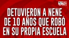 Detuvieron a nene de 10 años que robó en su propia escuela: hermanos y padres, cómplices