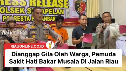 Dianggap Gila Oleh Warga, Pemuda Sakit Hati Bakar Musala Di Jalan Riau