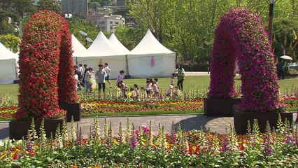[부산] 제4회 부산봄꽃전시회 부산시민공원에서 개막 / YTN